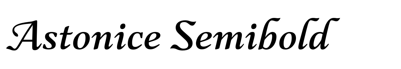 Astonice Semibold
